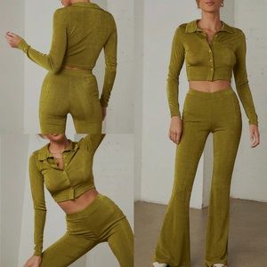 Moss Green Loungewear Set